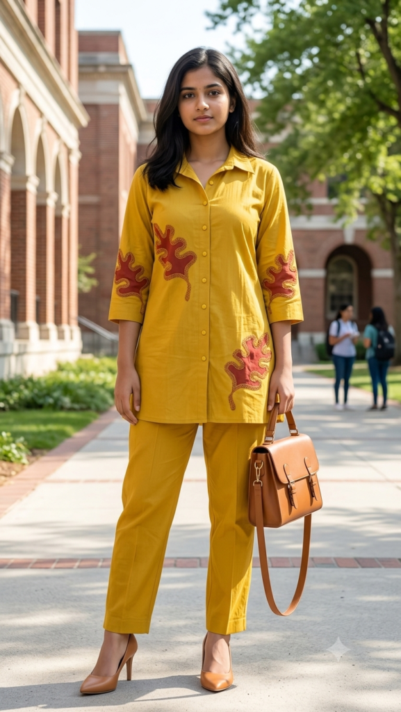 Mustard Maple Grace Co-Ord Set